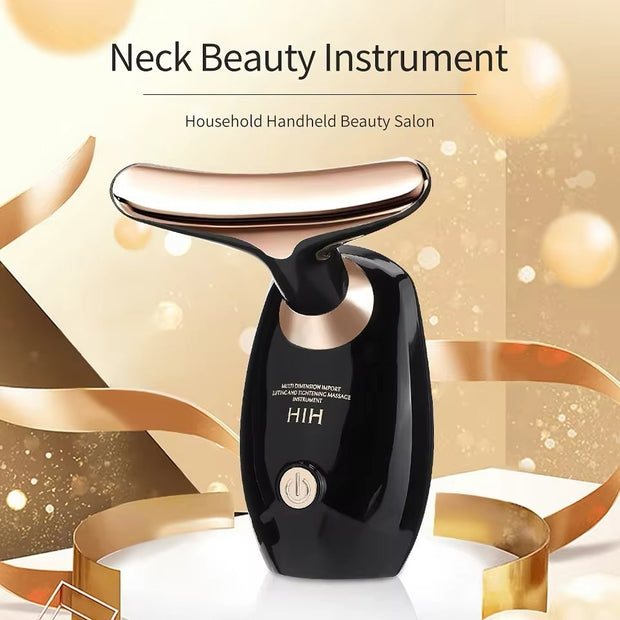 Color LED Face Lifter Neck Beauty Neck Face Lifting Massager Skin Tighten Device Photon Anti Wrinkle Double Chin