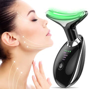 Color LED Face Lifter Neck Beauty Neck Face Lifting Massager Skin Tighten Device Photon Anti Wrinkle Double Chin